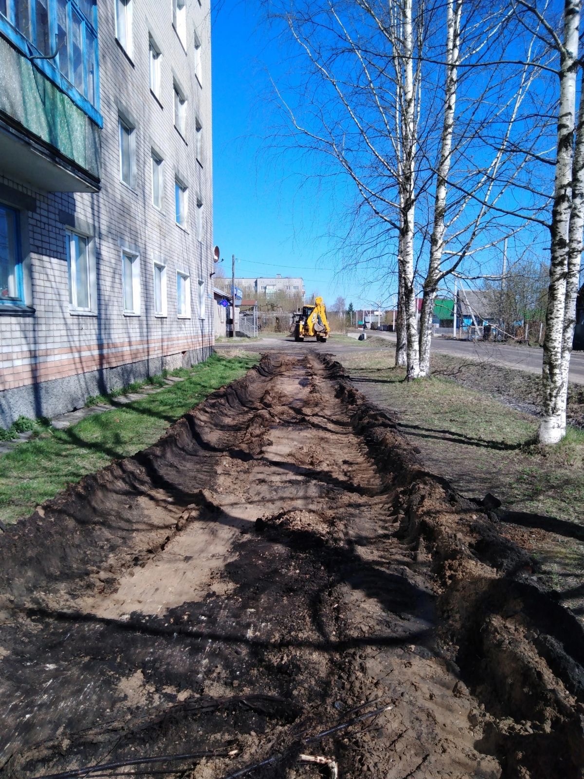 Новая пешеходная дорожка сделана в этом году в поселке Кулой на улице Калинина около дома 23а..